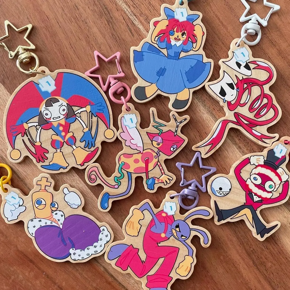 The Amazing Digital Circus Keychains