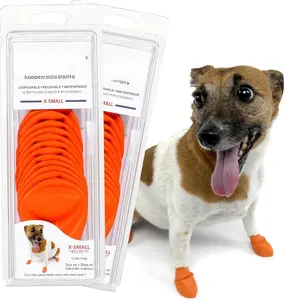 PawZ Rubber Dog Boots for Paws 1.5-2” ( 12 pieces )