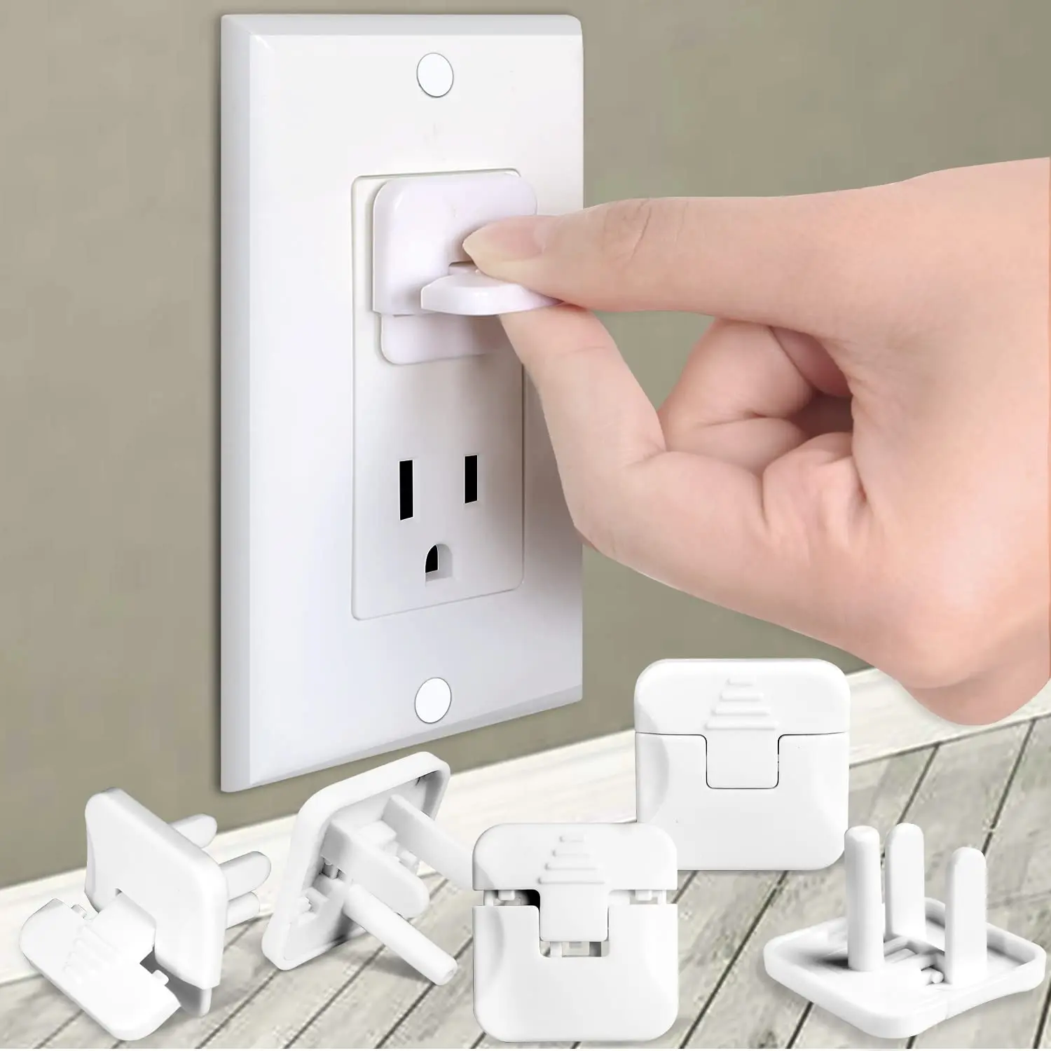 Outlet Covers 38-Pack White Child Proof Electrical Protector Safety Improved Baby Safety Plug Covers Outlet Covers 38-Pack White Child Proof Electrical Protector Safety Improved Baby Safety Plug Covers