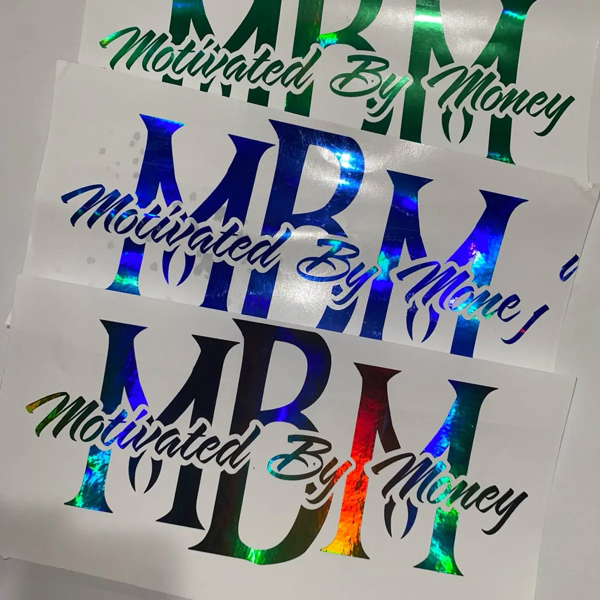 Motivated By Money Decal