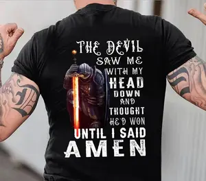 The Devil Saw Me With My Head Down Thought He'd Won Until I Said Amen Shirt, Christian Apparel, Devotional Wear,Prayer Power Shirt, Jesus Tee, Sweatshirt and Hoodie