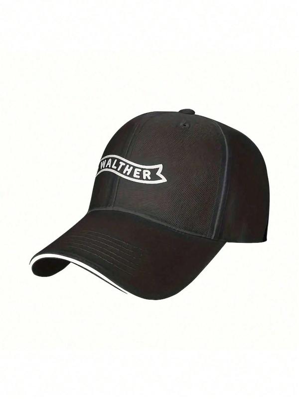 Walther Sports Baseball Cap - Lightweight, 100% Polyester, Hand Washable, Slogan Embroidery, Inelastic, Unisex