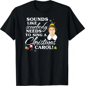 Elf Sing A Christmas Carol T-Shirt
