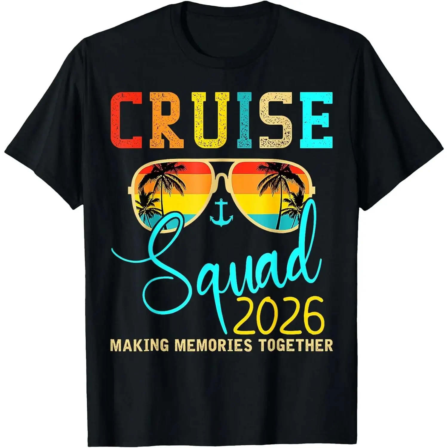 Squad Crew Cruise 2026 Summer Vacation Matching Family Group T-Shirt