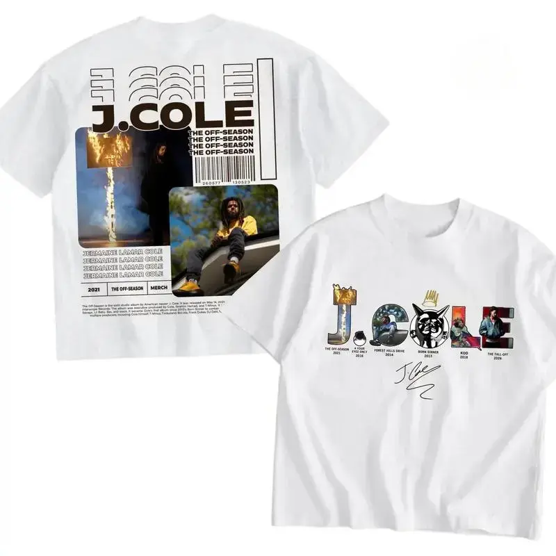 Youth & AdultRap Music Fan Gift, J Cole Album Art Shirt, J. Cole The Off-Season Shirt, J Cole Discography Merch, Vintage Hip Hop Graphic Tee