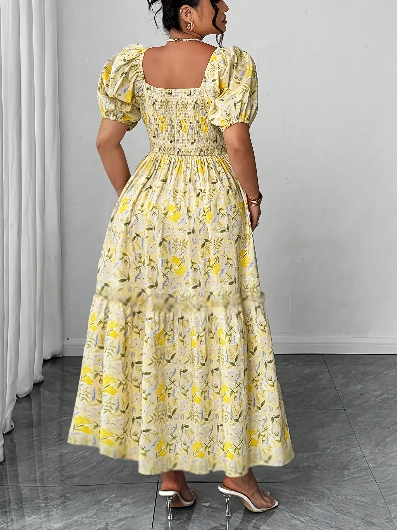 Women's Floral Print Elegant Fit Dress, Perfect for Parties and Gatherings, Stylish and Comfortable, Ideal for All Occasions, Womenswear, Elegance