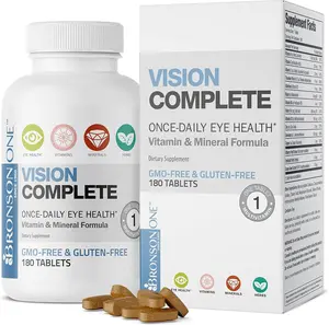 Bronson Vision Complete Multivitamin 180 Ct Tablets Wellness
