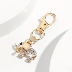 1/20pcs Mini Elephant Keychain Suitable for Women - Cute Elephant Shaped Key with Lobster Claw, for Car Keys, Handbag & Backpack