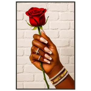 With Love- Metal Framed Poster 60x90 cm / 24x36″