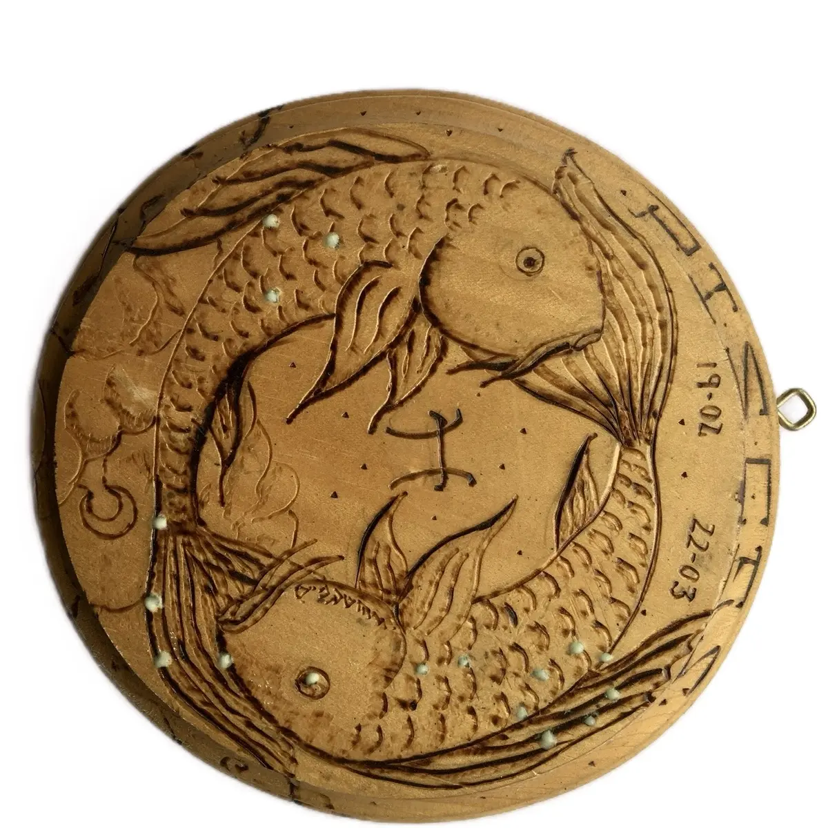 Zodiac Stars Signs Hand Engraved 7 x 9 Inches Unique Constellation Stars Glowing in Dark Wood Shapes