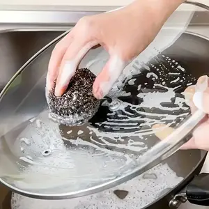 Durable Non-Electric Deep Scrubber Sponges - Multi-Purpose Pads for Dishwashing, Stovetop, Pots, Pans, and Mess Removal - Kitchen, Bathroom, Living Room, Bedroom, Outdoor