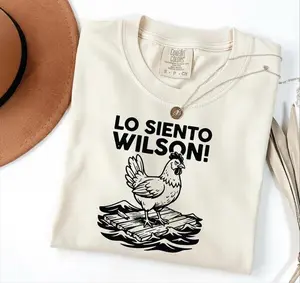 Lo Siento Wilson Shirt, Wilson Chicken Meme T-Shirt, Flooding Chicken Tee,AS-2147