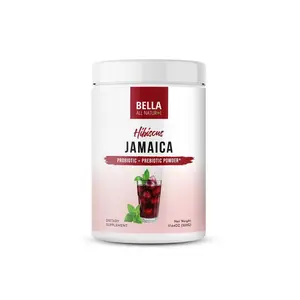 Bella All Natural Super Greens & Probiotics Bundle: Probiotics Pineapple + Hibiscus Jamaica + Moringa Powder