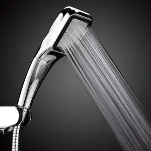 300-Hole High-Pressure Water-Saving Handheld Shower Head, Massage Spray, Rust-Resistant, Anti-Clog, Ergonomic Handle, Home & Travel Use