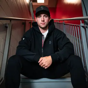 Seattle Kraken Levelwear Red Eye Uphill Full Zip Hoodie