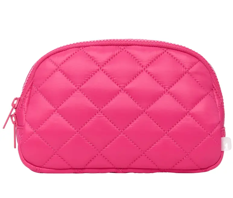Lolë Quilted Belt Bag - Diamond Pattern, Zipper Closure, Stylish & Functional Accessory for Versatile Use, Elegant Design