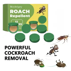 MoonSpry Pest Control Kit: Roach Gel Bait Killer & Rodent Repellent Pouches for Indoor Outdoor Use