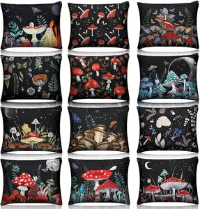 Mushroom Bookish Pouch - Perfect for Pens or Makeup or Bookmarks!