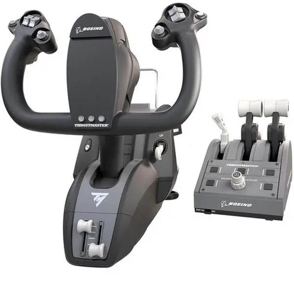 Wired Thrustmaster TCA Yoke Pack - Boeing Edition Mechanical Flight Control System, PC Gaming Accessory with Magnetic Modular Sticks, 4 Levers, 35 Action Buttons, Attachment Systems, 1-Year Support, Compatible with PC