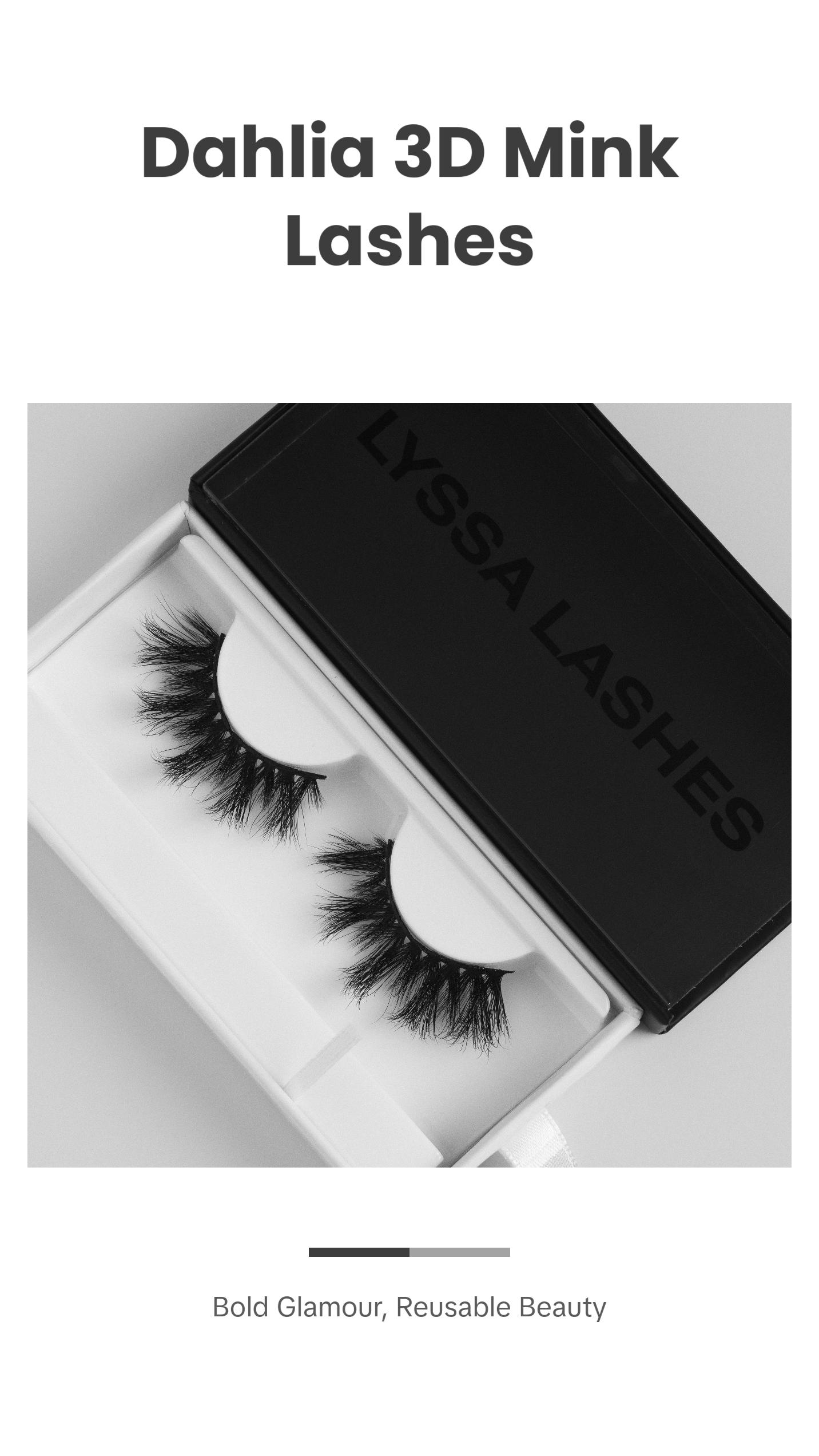 Dahlia | 3D Mink Strip Lashes