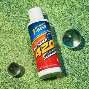 Formula 420 Cleaner - Glass Metal & Ceramic - 12 Oz Bottle - Instant Results - Biodegradable - Made in USA - Superior Cleaning Power - No Soaking or Scrubbing Needed