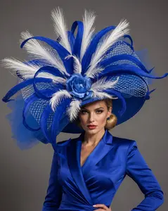 Tina Royal Blue - Kentucky Derby Hat