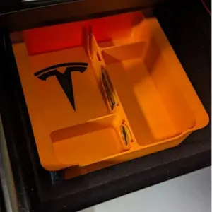 Tesla Center Console Organization Tray
