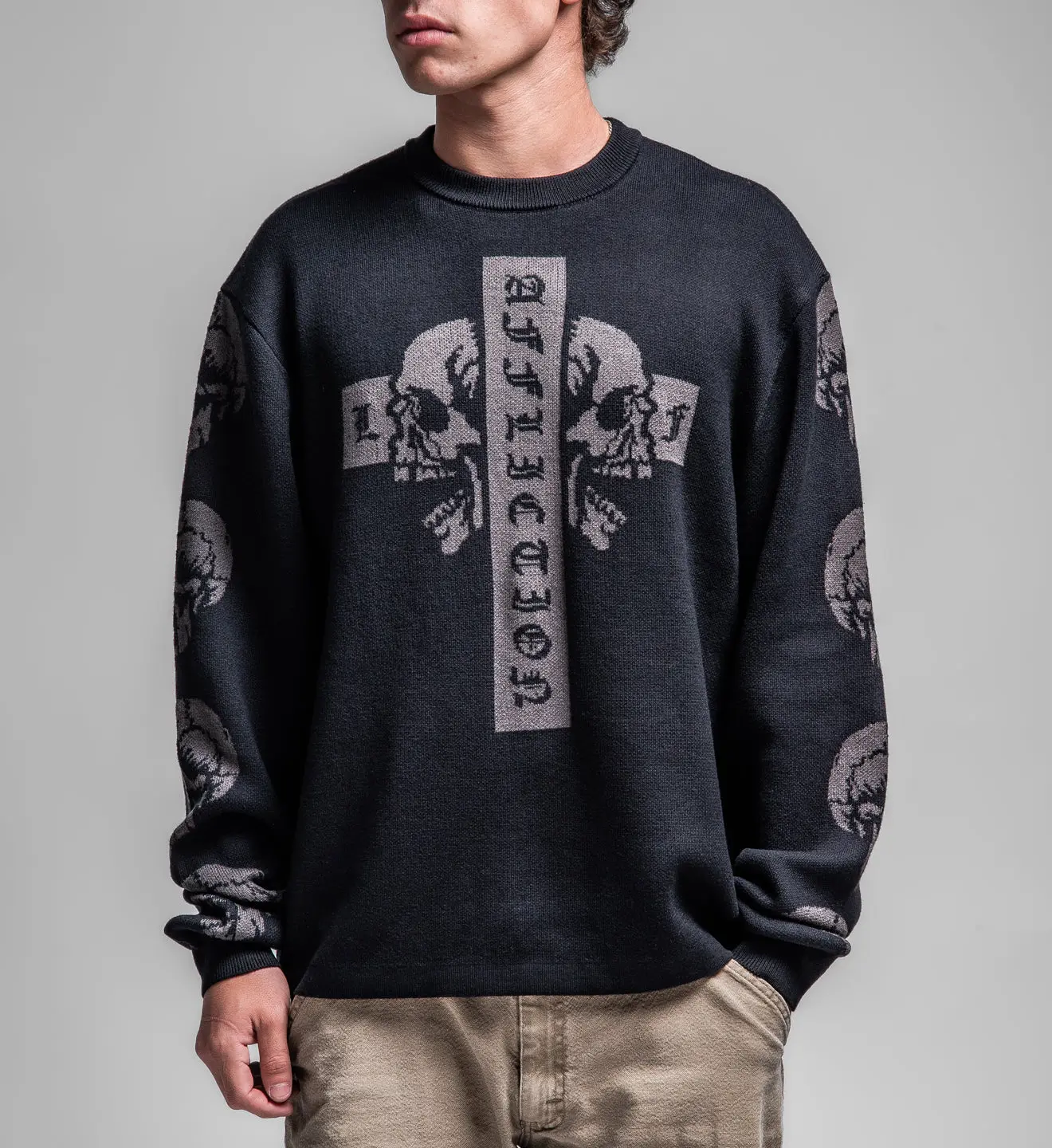 Affliction Men's Long Sleeve Shirt Free Mind