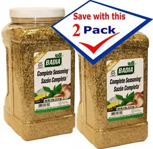 Badia Complete Seasoning. Institutional size 6 Lbs Pack of 2