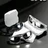 3-Piece Set Y2K Style Unisex, High-Quality PC Material, Casual Stylish Eyewear, Summer Essential Shades Set, Casual Fashion Shades