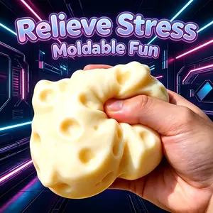Moldable Vaseline Style Squishy Toy, Fun Playable Fidget Squishies, Perfect Hobby Item for Stress Relief, Soft Squeeze Toy to Relieve Anxiety, Novelty Relaxation Toy for All Ages