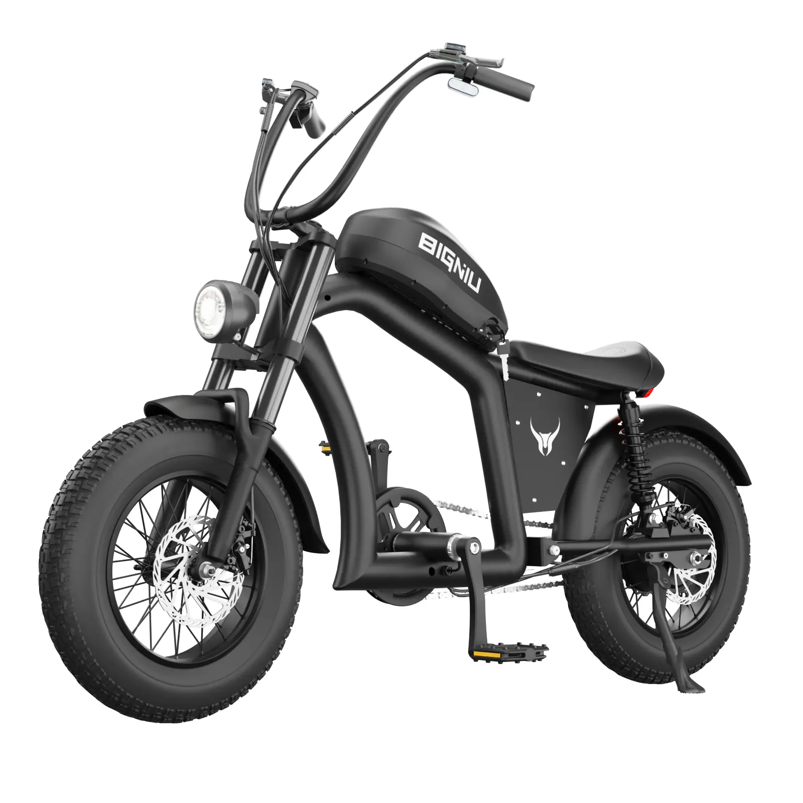 【BIGNIU BG-X MINI】Max 28+mph |500W peak | 48V 13Ah| 4.0x16 Fat Tires ...
