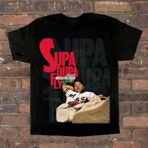 Missy Elliott Rapper Supa Dupa Fly Black Unisex T Shirt Size S 234xl