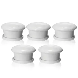 Magnetic Cabinet Locks Child Proof Extra Magnet (5 Pack) Universal Replacement Keys for Magnetic Locking System Baby Safety Latch for Drawers and Cabinet 5 Key Holders Included