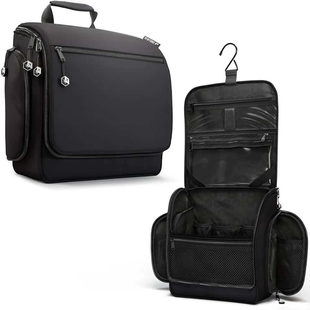 Venture 4th Hanging Travel Bag with Expandable Compartments & Removable Pouch for Toiletries