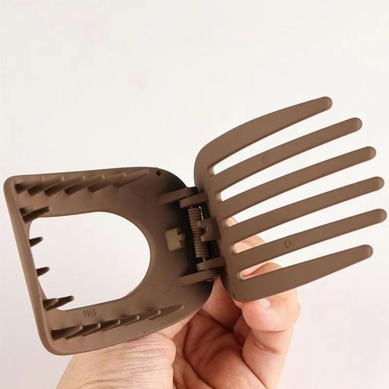 4pcs Solid Color Flat Hair Clips Set-Minimalist Acrylic Barrettes for Women,Strong Hold Claw Clips for Thick or ThinHair l Elegant, No-Crease,Daily & PartyStyling Accessories