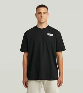 G-Star T-Shirt - HB Badge Relaxed T-Shirt - Black - D28606-E385-6484