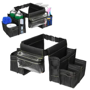 Multi-Pocket Cleaning Tool Waist Bag, Tool Storage Bag, Adjustable Buckle Belt, Comfortable Fit, Organizer for Cleaning Supplies, Essential Cleaning Gear, Convenient Tool Pockets