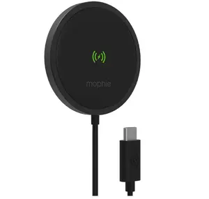 mophie snap+ Wireless Charger - 15W Wireless Charging pad for Qi-Enabled and MagSafe Compatible Devices, compatible with All new iPhones