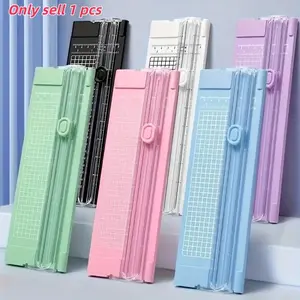 Precision Trimmer for DIY, Crafts, School, Office, Bidirectional Paper Cutter, A4 Handheld Manual Paper Cutter, Perfect Gift