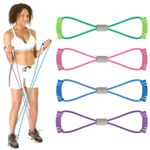 Toplive Resistance Bands [4 Pack] Yoga Resistance Band Stretch Fitness Band,Pull Rope,Chest Arm and Shoulder Stretch Bands for Home Workout,Physical Therapy Stretching Gym Equipment Guangzhou Zhao Qian Sun Li Intel-tech. Co., Ltd.