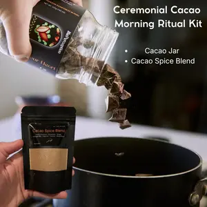 MsPerception Ceremonial Cacao Starter Kit — Criollo Cacao + Cacao Spice Blend