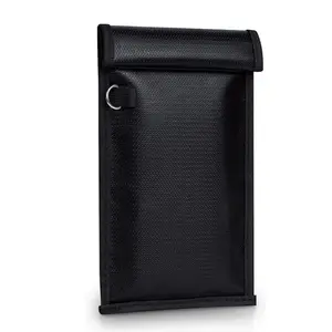 Faraday Privacy Bag, Emp and RFID Blocking, Anti-Tacking, Fireproof Key Protection, Phone, Radio, Car Keys, Security Storage