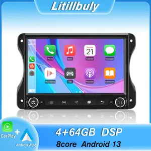 Car Stereo for Jeep Wrangler JL 2018-2022 & Jeep Gladiator 2020-2022 touch screen has Android Auto Wireless Carplay, Bluetooth WIFI supports GPS Navigation