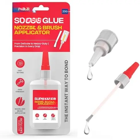 20g Super Glue Brush & Nozzle