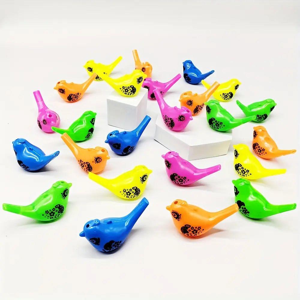 Cute Birds Water Whistle Toys, 5/12 Pcs Party Favors, Fun Kids' Playthings, Perfect for Birthdays & Events, Unique Gift Ideas