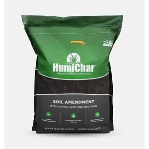 HumiChar  Soil Amendment with Humic Acid and Biochar Covers 12,000 sq ft (12 lb)