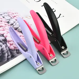 Professional Stainless Steel Nail Clippers for Acrylic and False Nails, Straight Blade Manicure Cutter, Odorless Scented Nails, Nail Care Tool