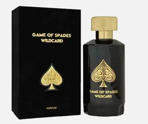 GAME OF SPADES WILDCARD Parfum - Luxurious Black & Gold Design - Premium Fragrance for Men & Women