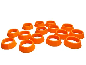 Pack of 15 Orange Display Rings for 3/4" to 1" Marbles lot 8803